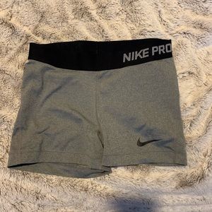 Like new Nike small compression shorts